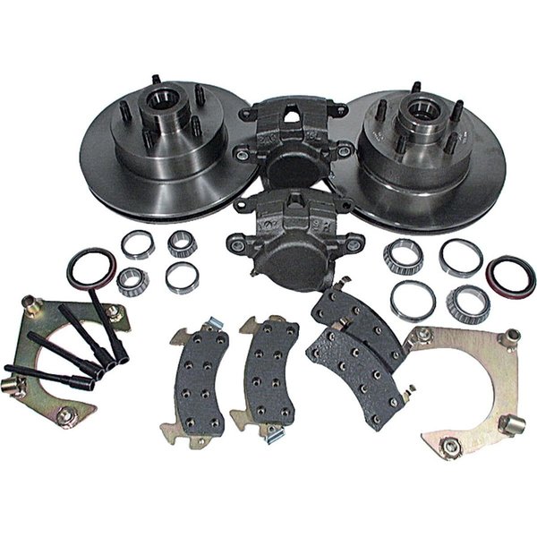 Allstar 5 on 5 in. Bold Circle Disc Brake Kit for Ford Mustang II ALL42030